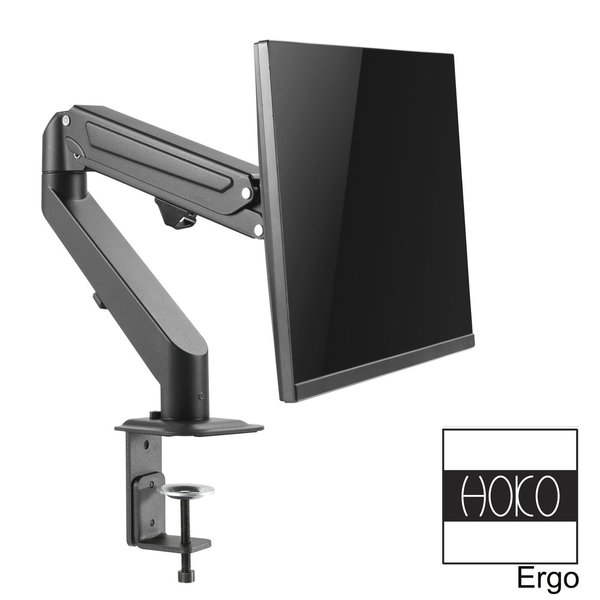 Ergo-ONE ergonomischer Monitorarm / Gasfeder Monitorhalter für 1 Bildschirm
