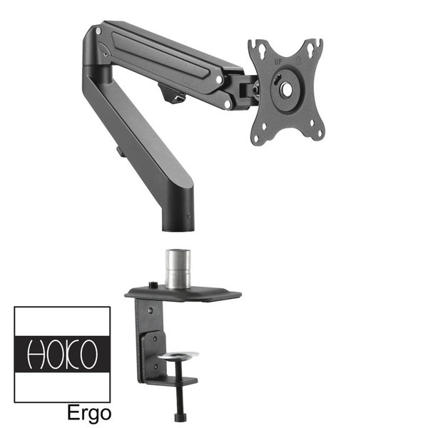 Ergo-ONE ergonomischer Monitorarm / Gasfeder Monitorhalter für 1 Bildschirm