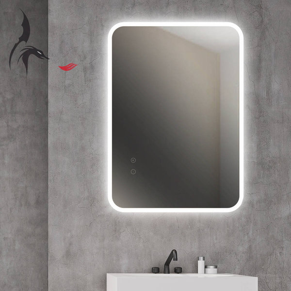 FRANKFURT mit Spiegelheizung, Hoch und Quer montierbar 50x70 cm